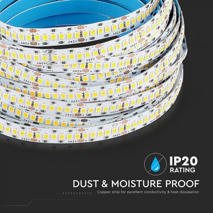 LED STRIP LIGHT 2835SMD DL 24V 240Led-15W-1600lm/M SAMSUNG CHIP