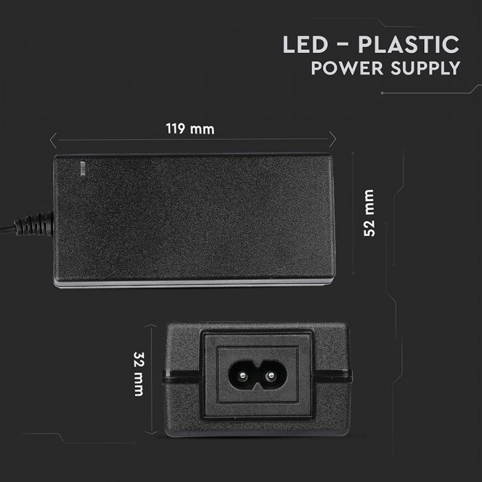 LED ADAPTER 78W 12V IP44 6.5A 119X52X32