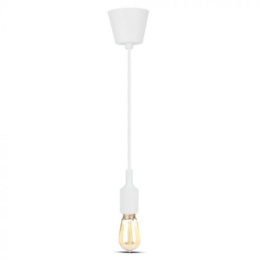 LED E27 PENDANT LAMP HOLDER 1M WHITE