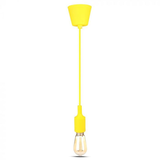 LED E27 PENDANT LAMP HOLDER 1M YELLOW