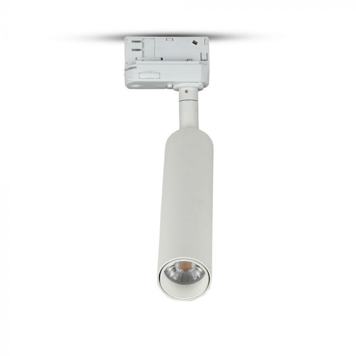 LED TRACK COB LIGHT 15W 1200lm 5000K 24° 200X50X50 4-LINE WHITE SAMSUNG CHIP