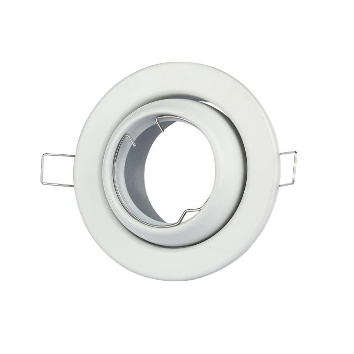 GU10 Housing Changing Angle Round White