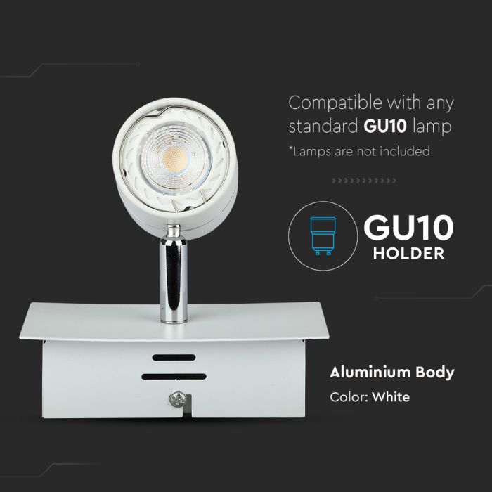 1 x GU10 Track Fitting White