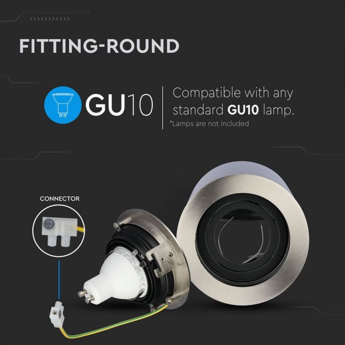 LED SURFACE MOUNTED GU10 FITTING ROUND SN 142X100