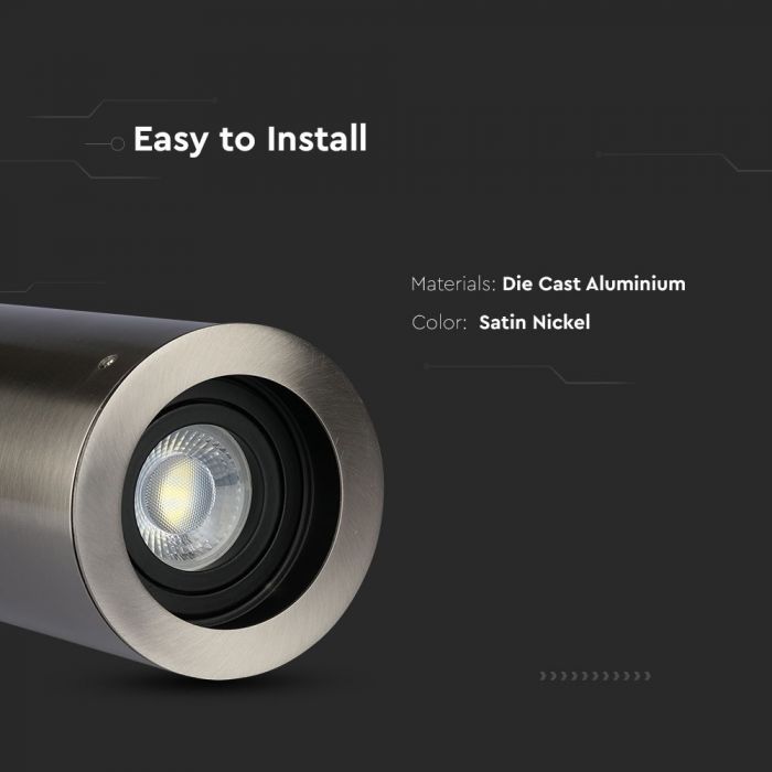 LED SURFACE MOUNTED GU10 FITTING ROUND SN 142X100