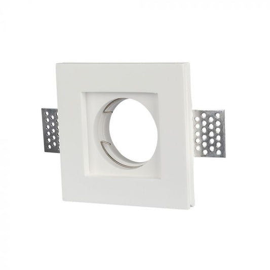 GU10 Fitting Square Gypsum White 100 x 100 mm