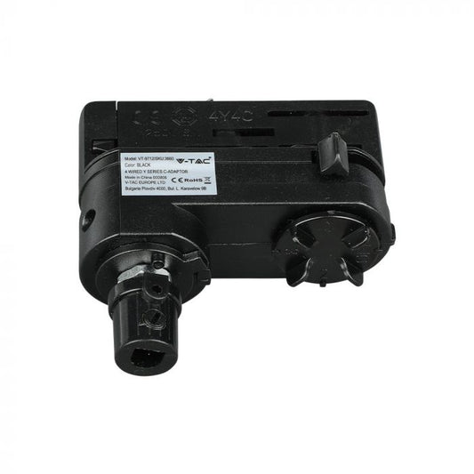 LED TRACK Y SERIES C-ADAPTOR BLACK