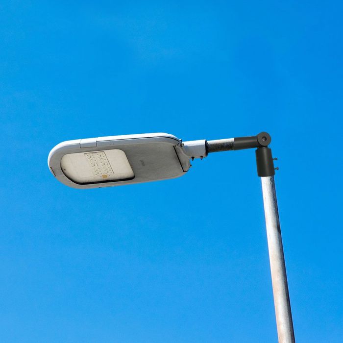 LED STREET LIGHT ADAPTER HOLDER GREY 60X48 ALUMINIUM