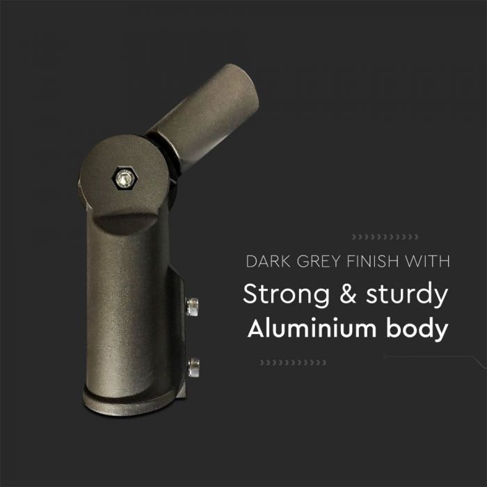 LED STREET LIGHT ADAPTER HOLDER GREY 60X48 ALUMINIUM