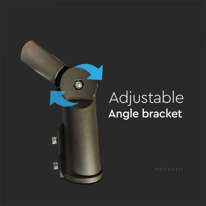 LED STREET LIGHT ADAPTER HOLDER GREY 60X48 ALUMINIUM