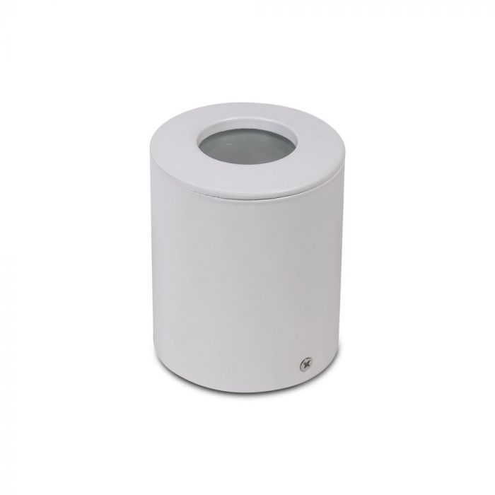 LED SURFACE MOUNTED GU10 FITTING ROUND WHITE 82X101 IP54