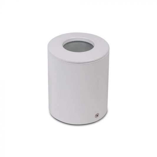 LED SURFACE MOUNTED GU10 FITTING ROUND WHITE 82X101 IP54