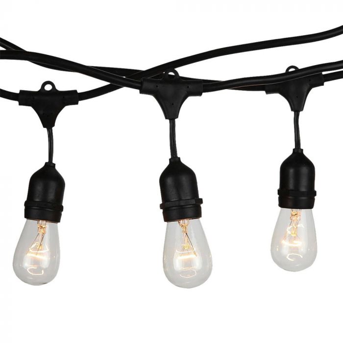 LED String Light Euro Plug WP Socket 5 Meter 10 Bulbs