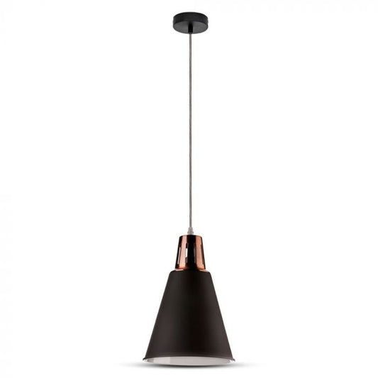 LED E27 PENDANT MODERN RED COPPER SAND BLACK 22X31X138