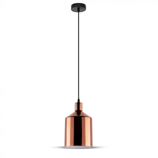 LED E27 PENDANT ROSE GOLD 17X100 COPPER