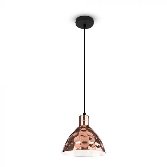 LED E27 PENDANT ROSE GOLD 30X100 COPPER