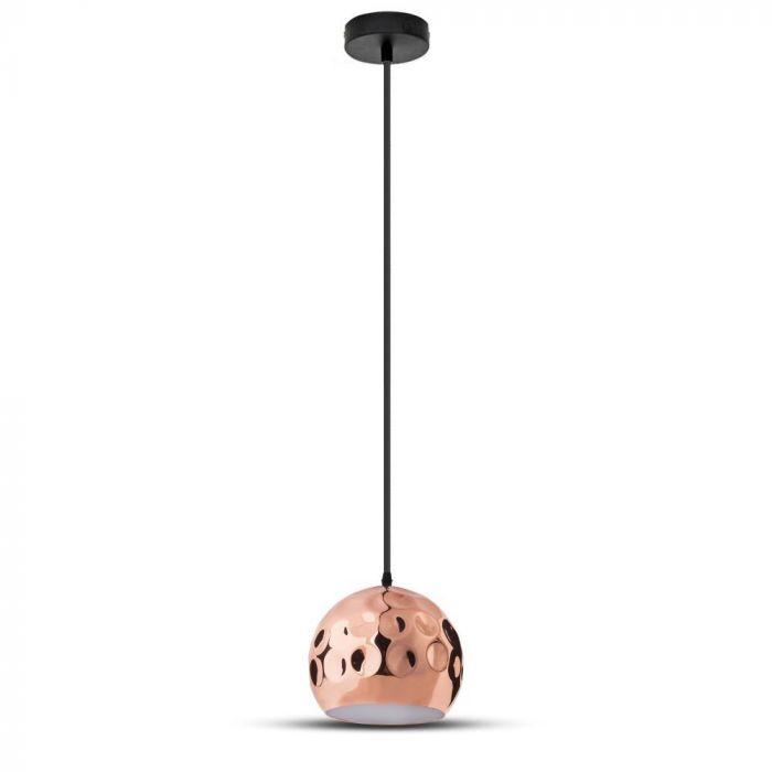 LED E27 PENDANT ROSE GOLD 25X100 COPPER