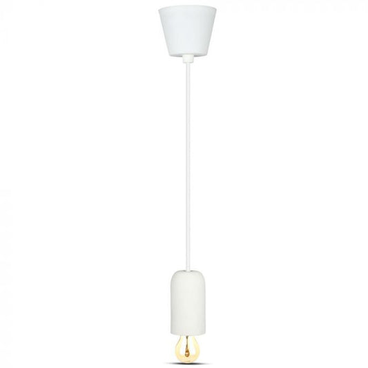 LED E27 PENDANT WHITE 95X50X1050 CONCRETE