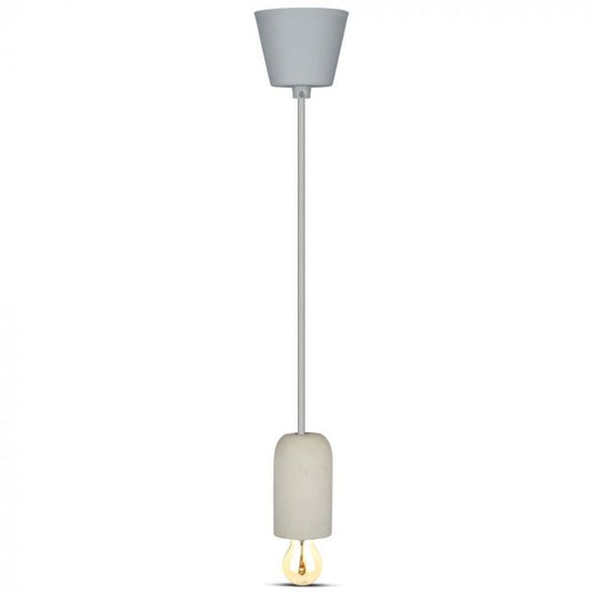 LED E27 PENDANT GREY 95X50X1050 CONCRETE