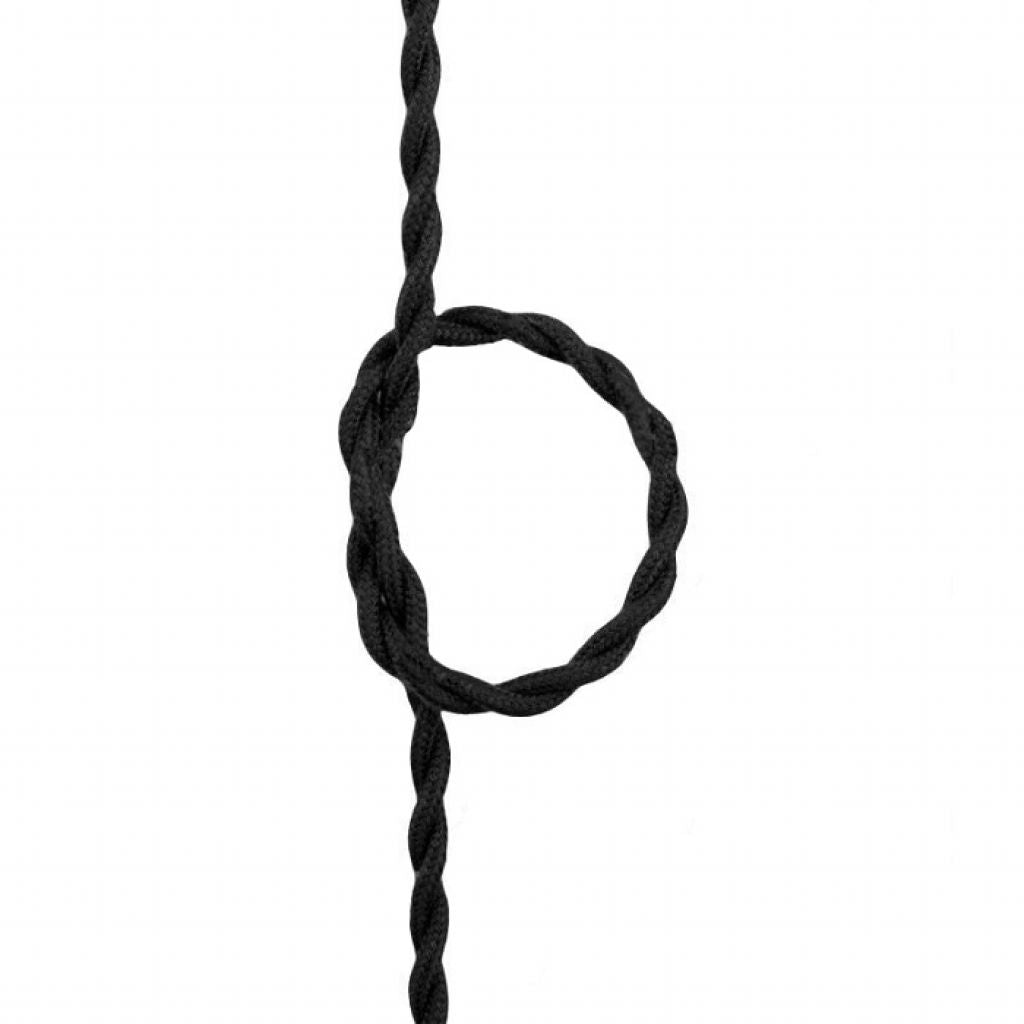 Twisted Rope 2*0.75 mm Black