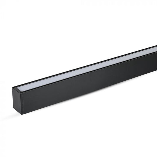 LED LINEAR HANGING SUSPENSION 60W DL 6000lm 120° 1200X75X105 ALUMINIUM SAMSUNG BLACK A++
