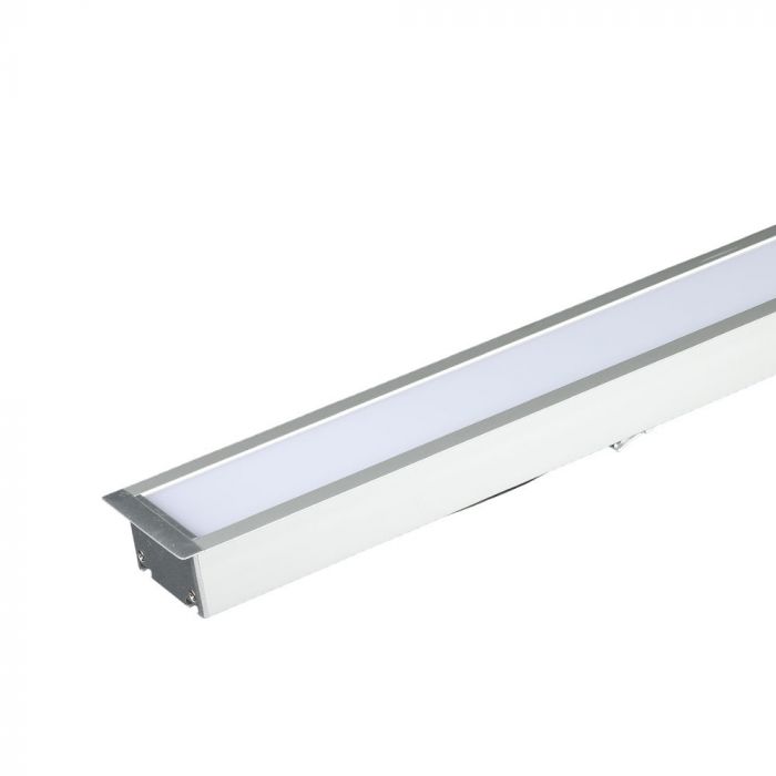 LED Linear Light SAMSUNG Chip 40W Recessed Silver Body 4000K W: 70mm