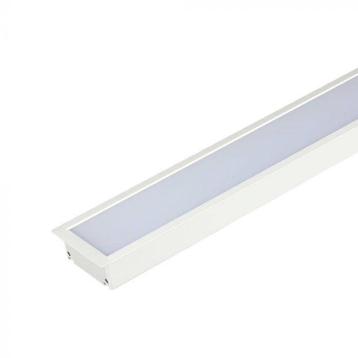 LED Linear Light SAMSUNG Chip 40W Recessed White Body 4000K W: 90mm