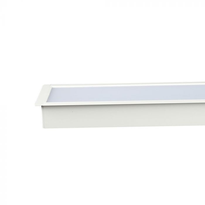 LED Linear Light SAMSUNG Chip 40W Recessed White Body 4000K W: 90mm