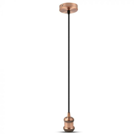LED E27 HOLDER RED BRONZE 50X90X900 METAL
