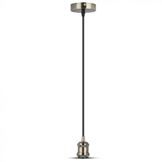 LED E27 HOLDER BRASS BRONZE 50X90X900 METAL