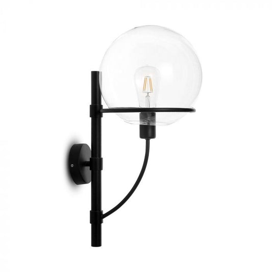 LED E27 PENDANT WALL LAMP TRANSPARENT 35X23 GLASS
