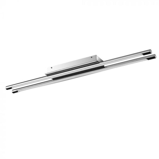 LED Pendant Designer Sleek Double Ceiling Chrome 36W DL 2700lm 94X12X6 STAINLESS STEEL + METAL
