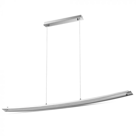 LED PENDANT DESIGNER BEND CHROME 18W DL 1350lm 98.5X5.5X80 STAINLESS STEEL + METAL
