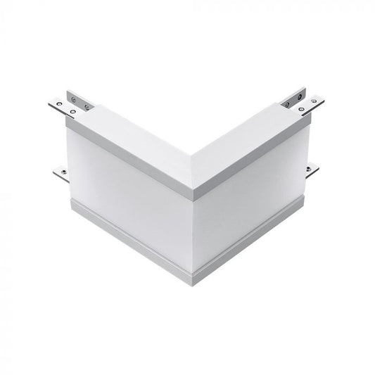LED LINEAR L SHAPE OUTSIDE CONNECTOR 10W DL 120° 181.7X181.7 ALUMINIUM SAMSUNG SILVER
