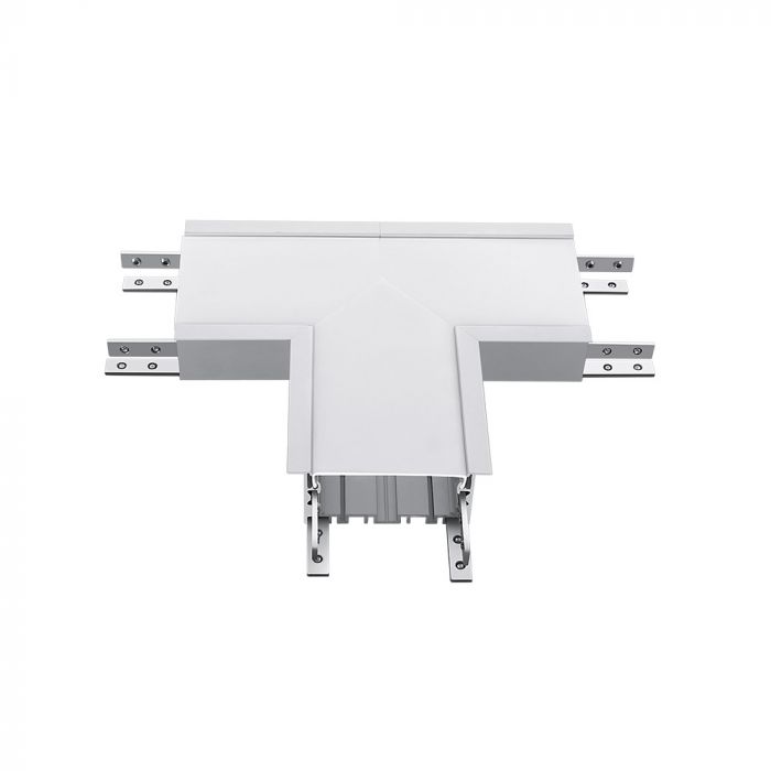LED LINEAR T SHAPE DOWNSIDE CONNECTOR 14W DL 120° 255X165 ALUMINIUM SAMSUNG SILVER