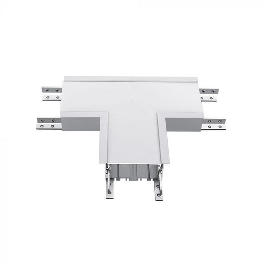 LED LINEAR T SHAPE DOWNSIDE CONNECTOR 14W DL 120° 255X165 ALUMINIUM SAMSUNG SILVER