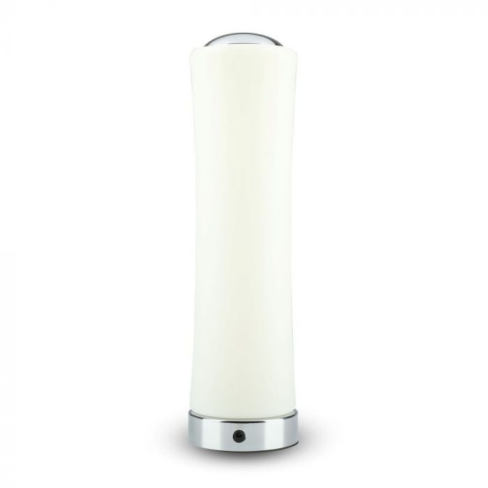LED DESIGNER TABLE LAMP 18W WW 1200lm 120° 125X420 PC+IRON WHITE TOUCH DIMMABLE A++