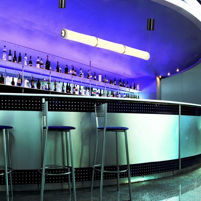 LED PENDANT TRIPLE DESIGNER HANGING 52W WW 3400lm 120° 125X1260 PC WHITE TRIAC DIMMABLE A++