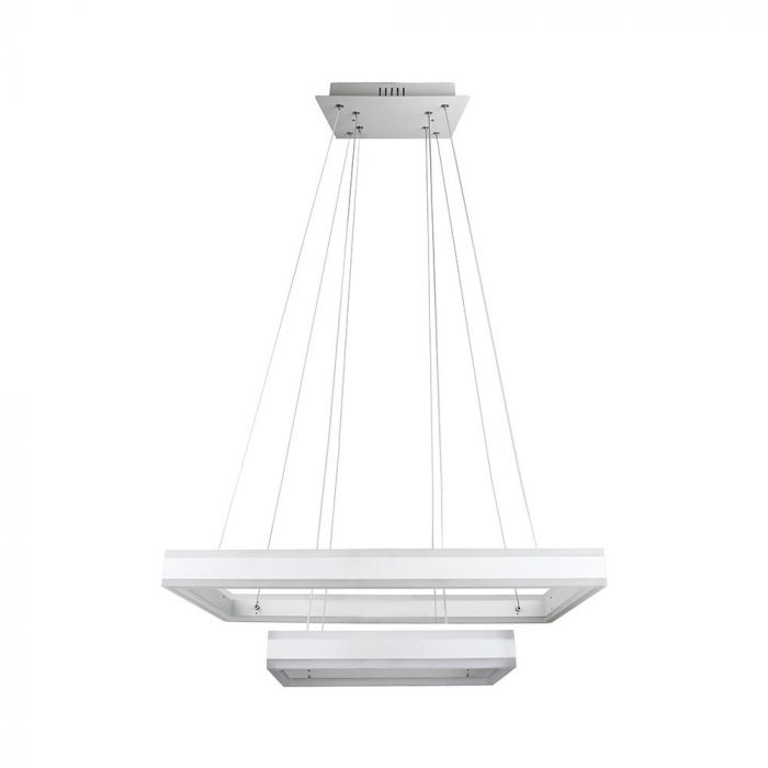 LED SOFT LIGHT CHANDELIER HANGING 2 STEP 100W WW 7500lm 120° 40X60 WHITE DIMMABLE