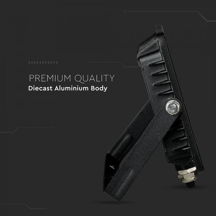 LED FLOOD SLIM 30W DL 100° 2400lm IP65 BLACK SAMSUNG CHIP