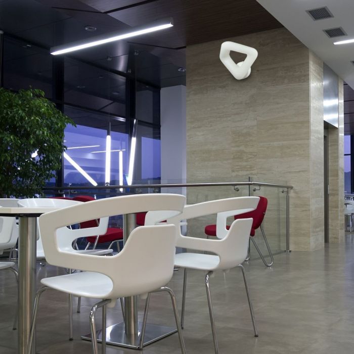 LED DESIGNER WALL LAMP 20W 1700lm WW 120° 330X380X230 TRIAC DIMMABLE