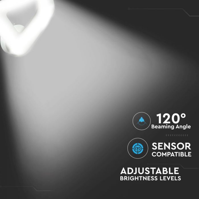 LED DESIGNER WALL LAMP 20W 1700lm WW 120° 330X380X230 TRIAC DIMMABLE
