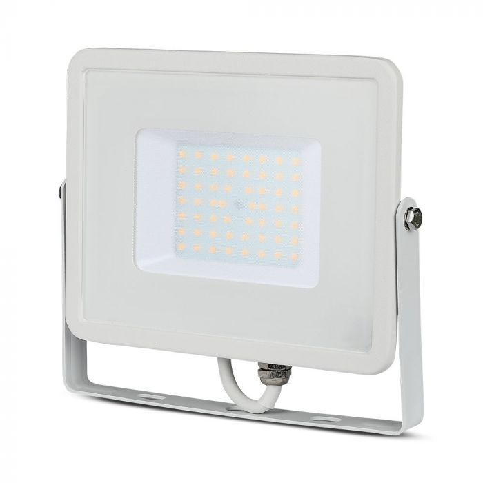 50W LED Floodlight SMD SAMSUNG Chip Slim White Body Warm White