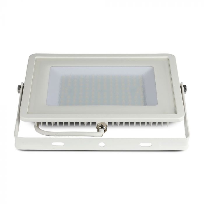 100W LED Floodlight SMD SAMSUNG Chip Slim White Body White