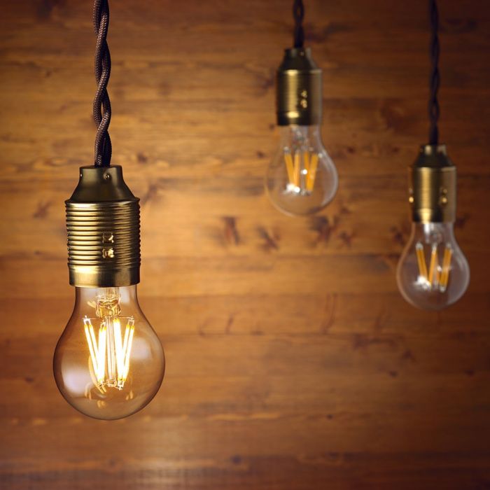 LED E27 FILAMENT LAMP A60 4W CW 400lm 300° 60X107 A++