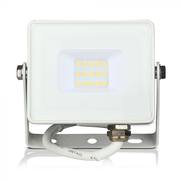 10W LED Floodlight SMD SAMSUNG Chip Slim White Body 4000K