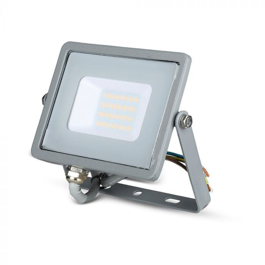 20W LED Floodlight SMD SAMSUNG Chip Slim Grey Body 3000K
