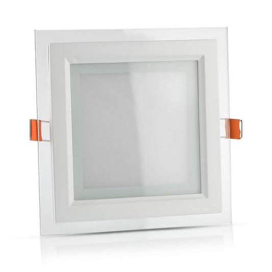 18W LED Panel Glass Square Natural White