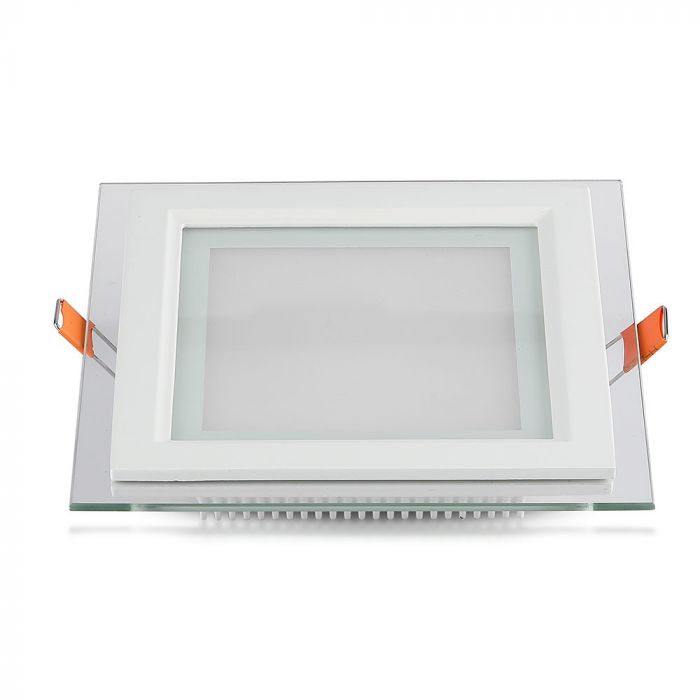 18W LED Panel Glass Square Natural White