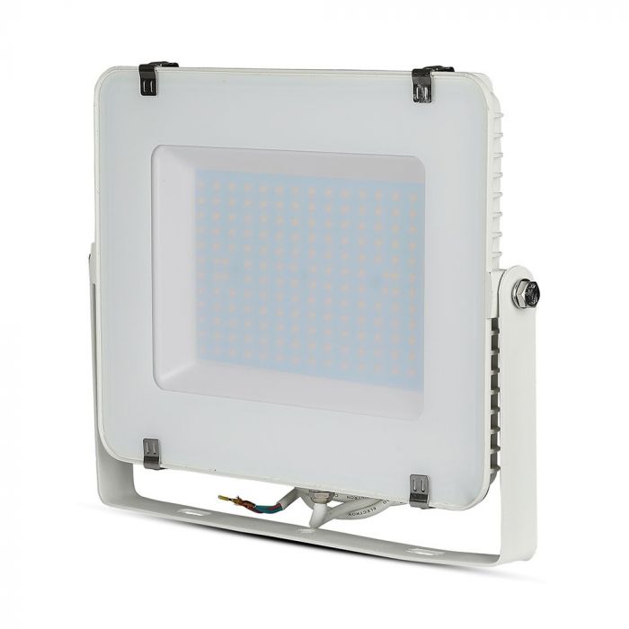 150W LED Floodlight SMD SAMSUNG Chip Slim White Body 3000K